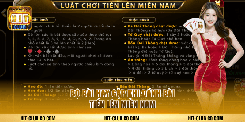 Bộ bài hay gặp khi đánh bài Tiến Lên