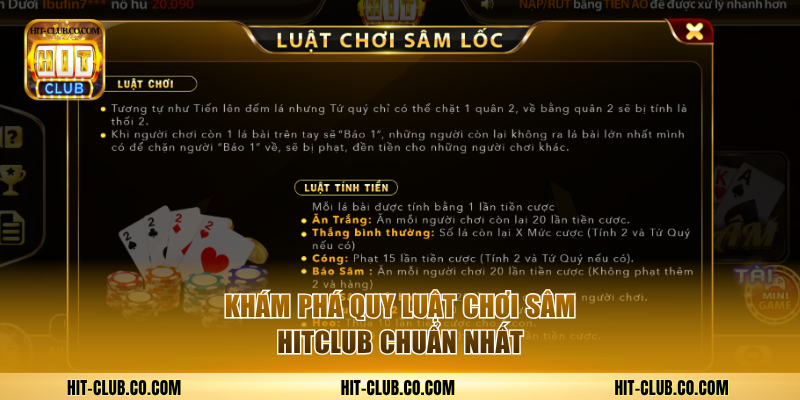 Bộ quy luật chơi sâm chi tiết nhất cho hội viên 